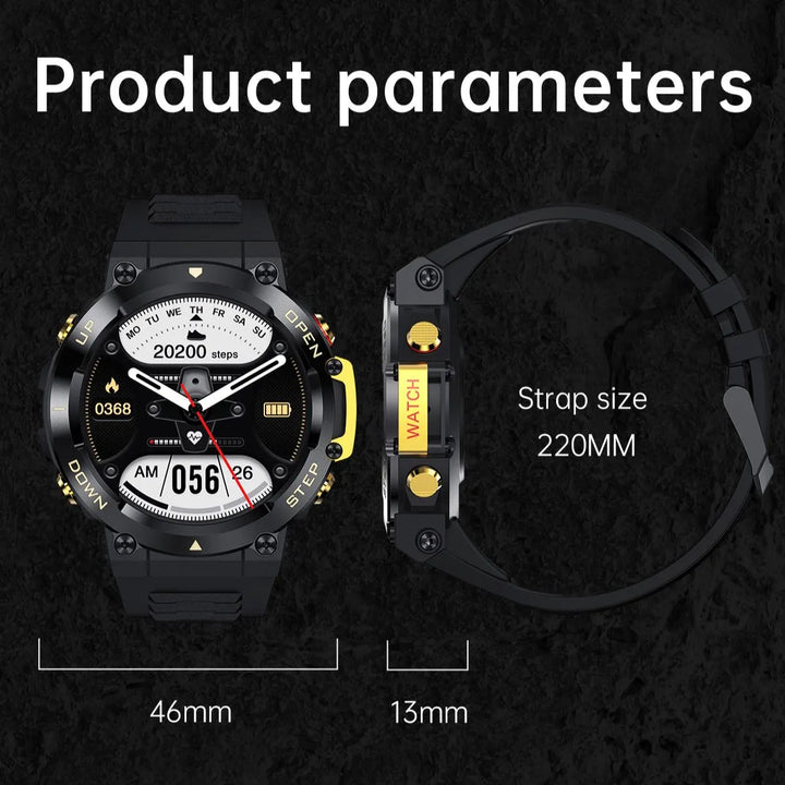 OUTDOOR SPORTS HEALTH MONITOR SMARTWATCH